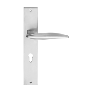 AQUA Door Lever handle on Plate - Bronz